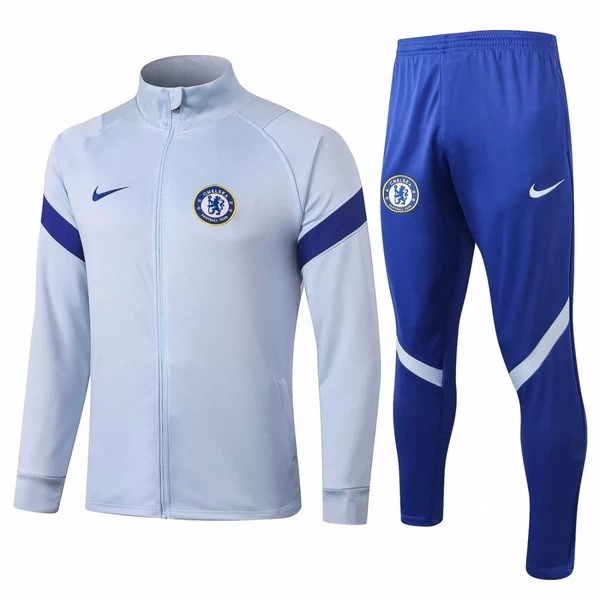 Tuta Calcio Chelsea 20/21 Grigio Luce Blu